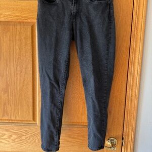 Women's Levis 711 Skinny Black Jeans